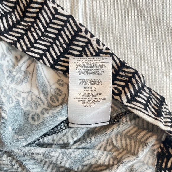 Anthropologie Deletta Floral Wrap Tank Top Blouse Stretch Sz Med (ff) - Picture 16 of 16